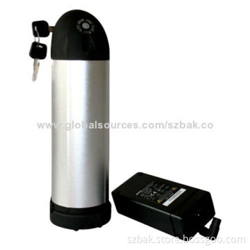 36V Water Bottle Style Lithium Battery Pack for Electric Bicycle/E-bike, Long Cycle Lifespan